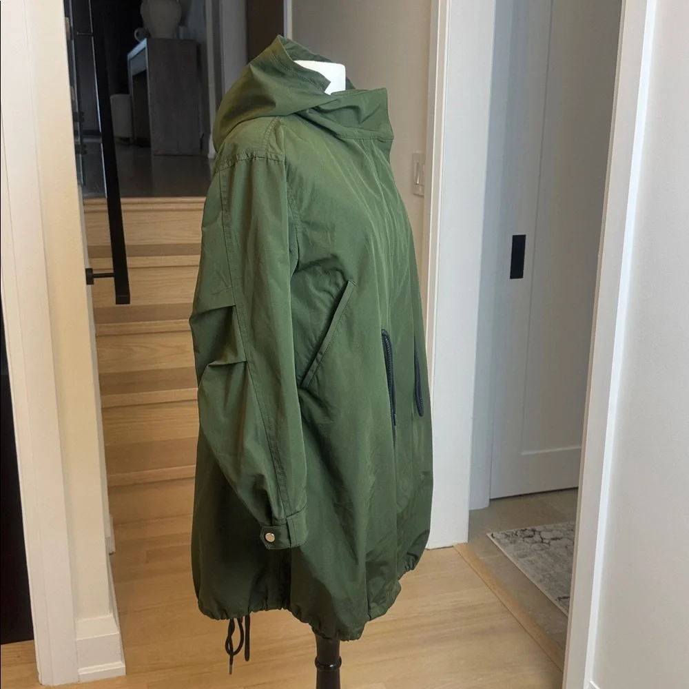 MO&Co. Olive Green Hooded Parka – Size S – Removable Lining - Picture 2 of 8